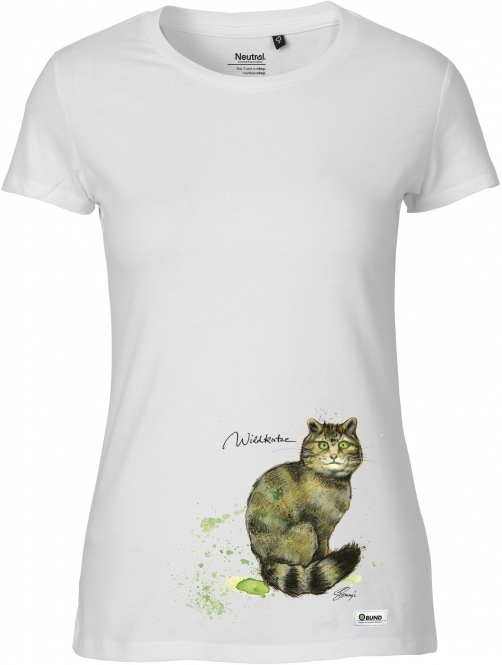 T-Shirt Frauen - (Wildkatze) 